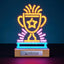 Glowing Gratitude Neon Light Trophy - Gold Cup