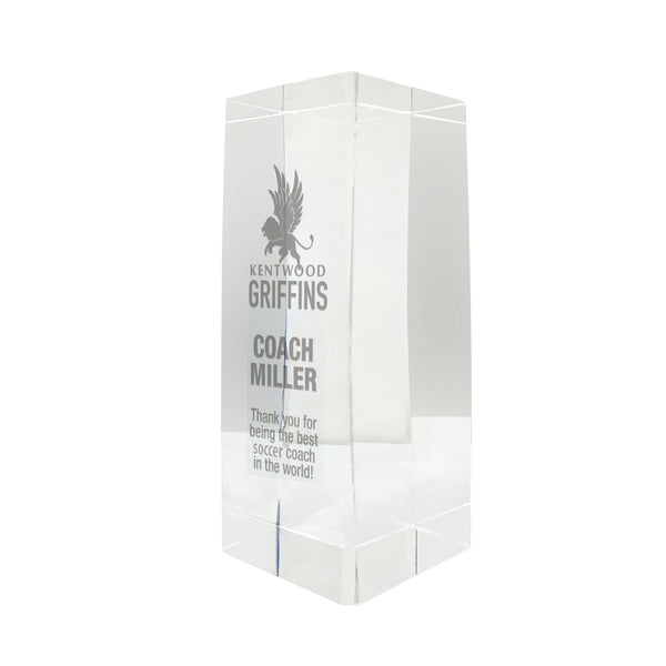 Blocks of Success Mini Crystal Trophy