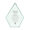 Mini Arrowhead Jade Glass Award Plaque