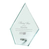 Mini Arrowhead Jade Glass Award Plaque