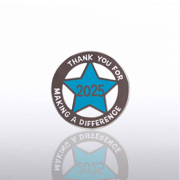 Lapel Pin - 2025 Cut Out Star