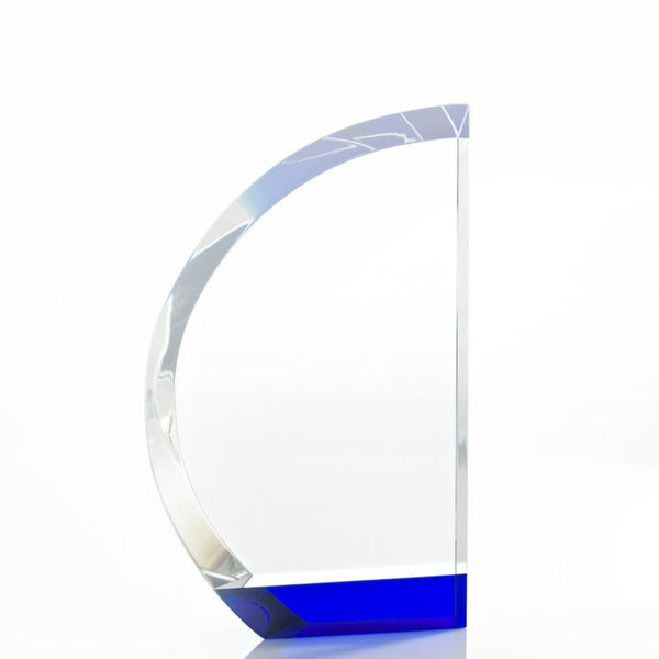 Royal Blue Crystal Accent Trophy - Sail