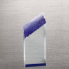 Acrylic Color Reflection Glacier Trophy - Medium Blue