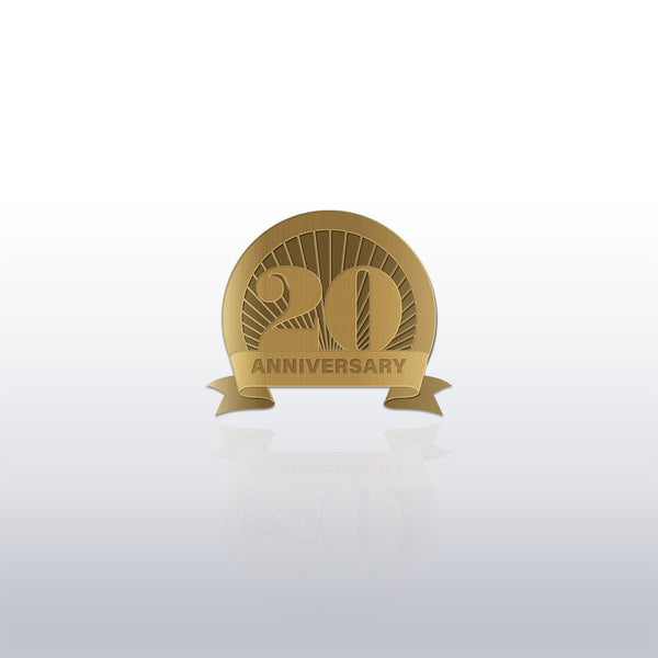 Bursting Anniversary Lapel Pin