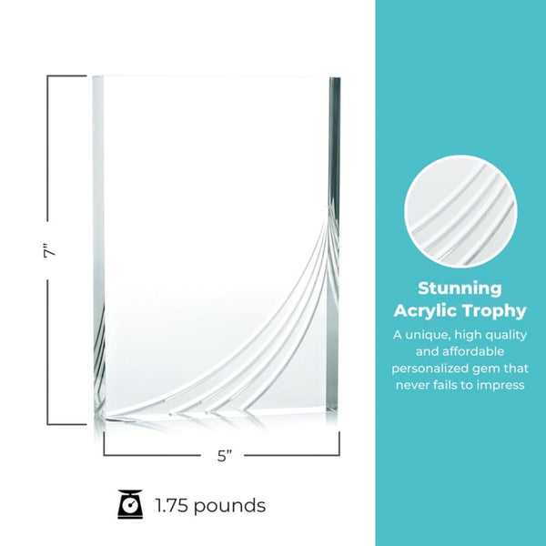 Contemporary Acrylic Trophy Collection - Rectangle