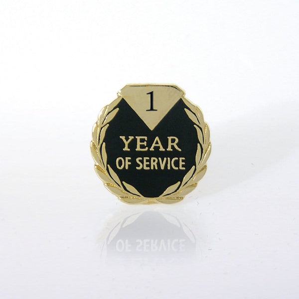 Anniversary Lapel Pin - Diamond Laurels