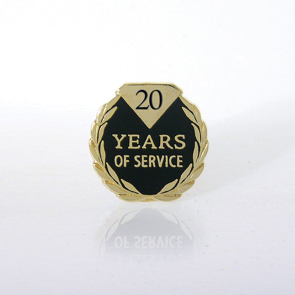 Anniversary Lapel Pin - Diamond Laurels