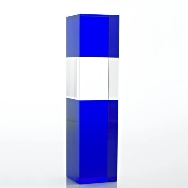 Crystal and Blue Trophy - Block Tower