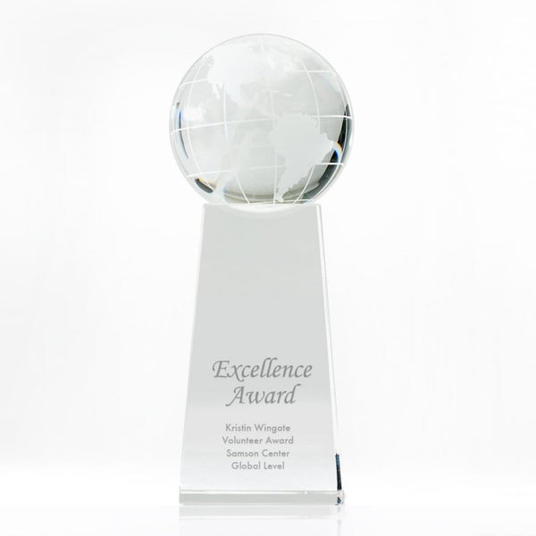 Crystal Trophy - Globe Tower