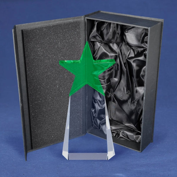 Crystal Star Pinnacle Trophy - Emerald