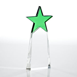 Crystal Star Pinnacle Trophy - Emerald