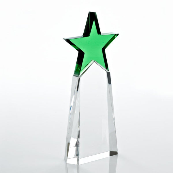 Crystal Star Pinnacle Trophy - Emerald