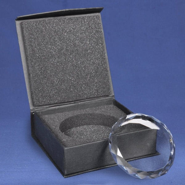 Diamond Cut Crystal Paperweight