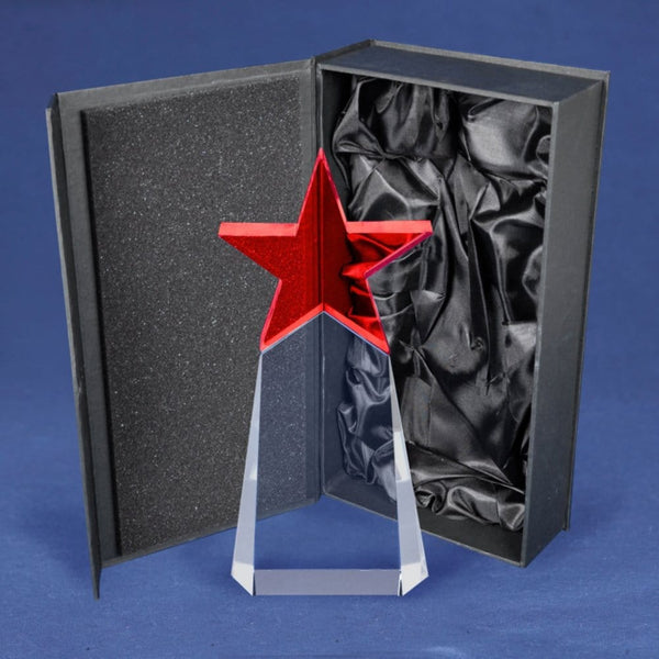 Crystal Star Pinnacle Trophy - Red