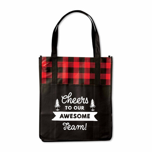 Perfectly Plaid Shopper Tote - Cheers!