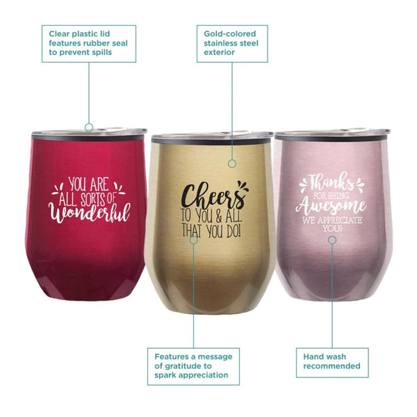 Cheers! Wine Tumbler - Cheers to You