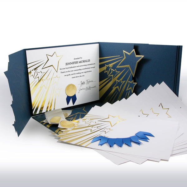 Certificate Paper Bundle - Shooting Stars