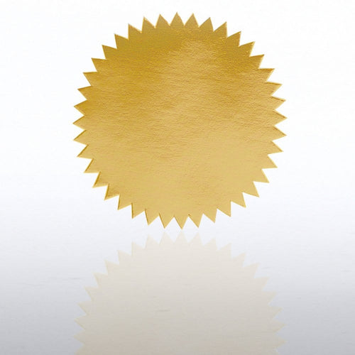 Foil Certificate Paper - Essential Piece - Cream w/ Gold - 50 per Pack