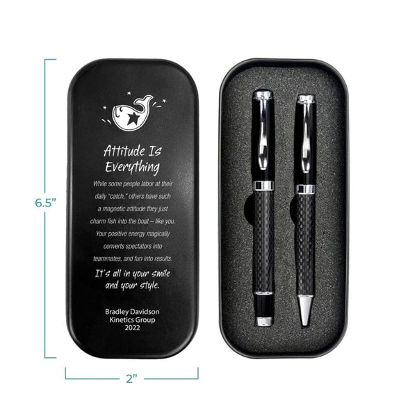 Executive Carbon Fiber Pen Gift Set