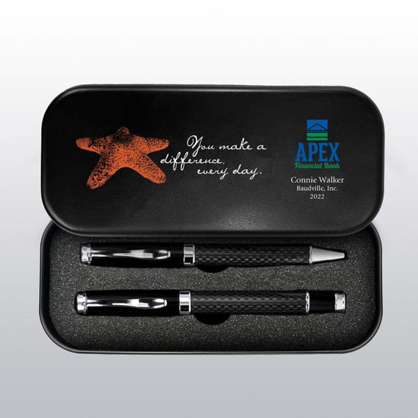 Executive Carbon Fiber Pen Set - Custom