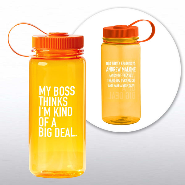 Custom: Value Wide Mouth Wellness Bottle - My Boss Thinks...