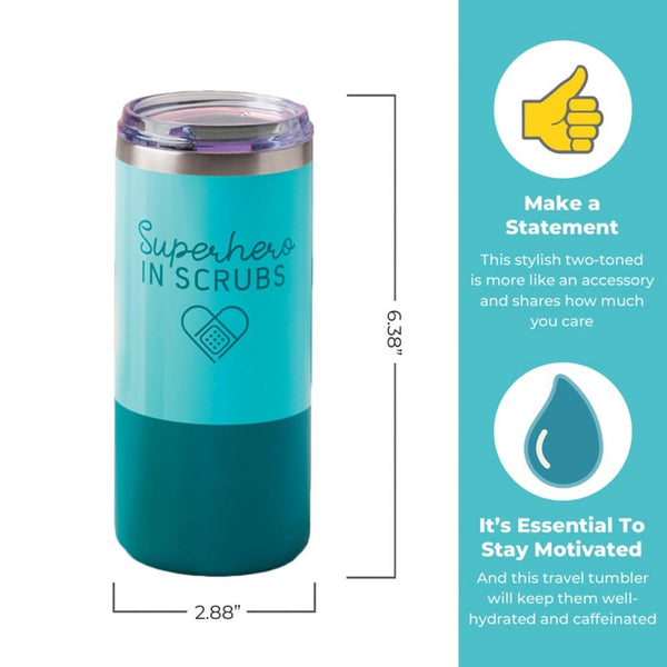 Melrose Travel Tumbler - Superhero in Scrubs