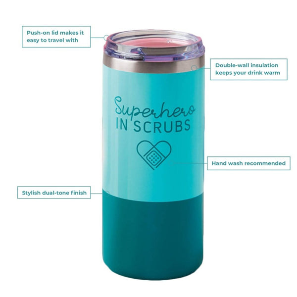 Melrose Travel Tumbler - Superhero in Scrubs