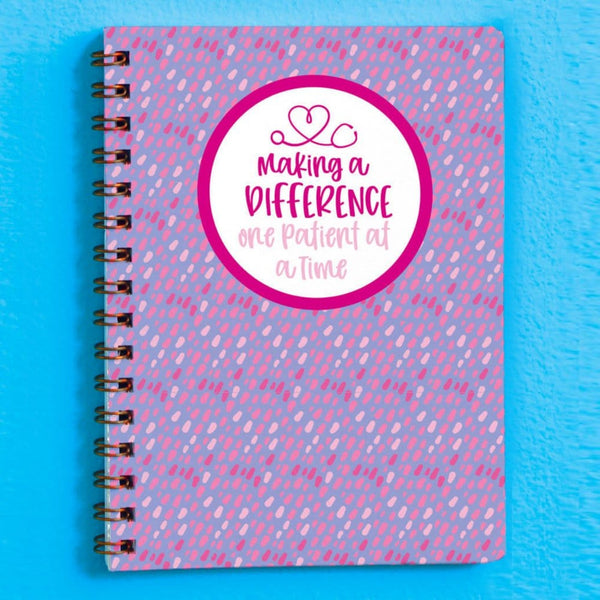 Mini Spiral Nurses Notebook - Making a Difference
