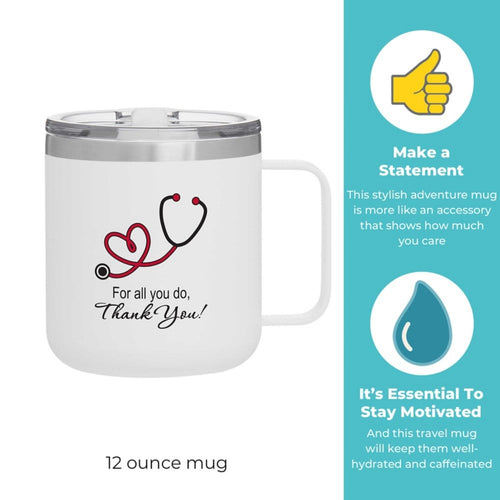 Nurse Life Travel Mug With Lid 10 Oz Travel Mug With Handle and Lid Travel  Coffee Mug Nurse Coffee Mug Nurse Life 