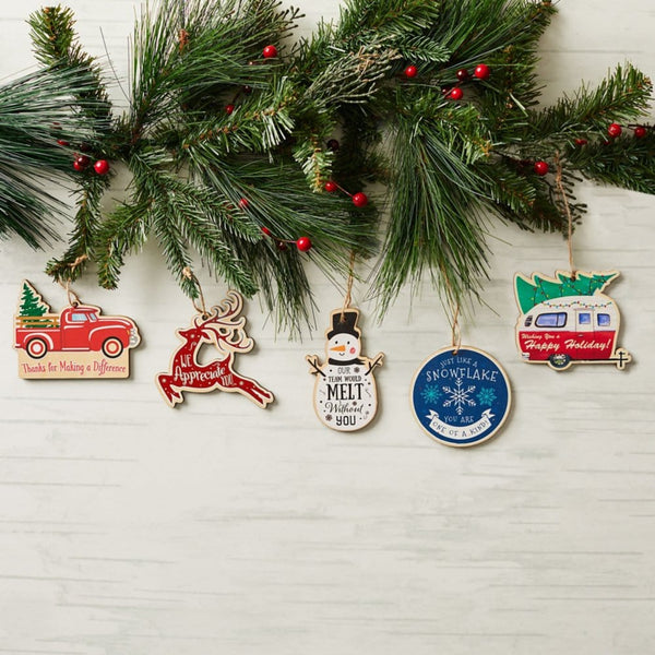 Classic Wooden Ornament - Holiday Camper