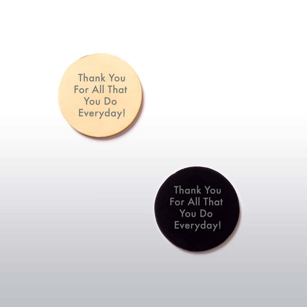 Pocket Appreciation Token - Black