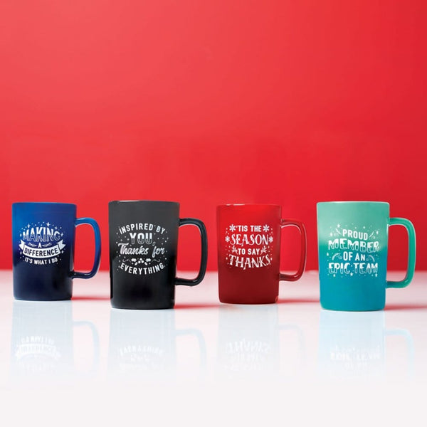 Dazzling Ombre Mug - Tis the Season to Say Thanks