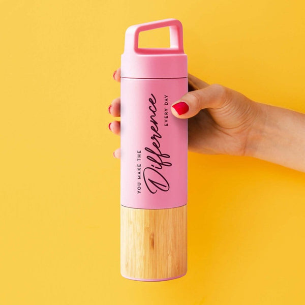 Bamboo Impact Water Bottle - Difference