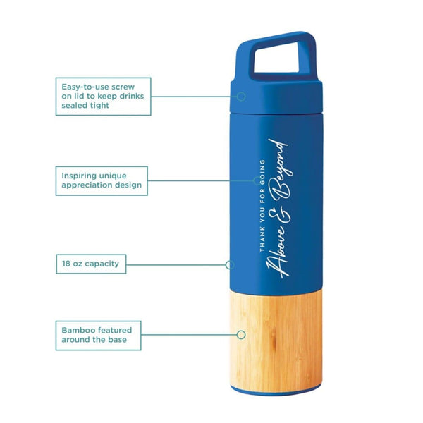 Bamboo Impact Water Bottle- Above & Beyond