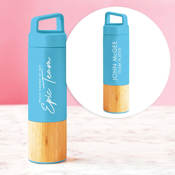 Custom: Bamboo Impact Water Bottle- Epic Team