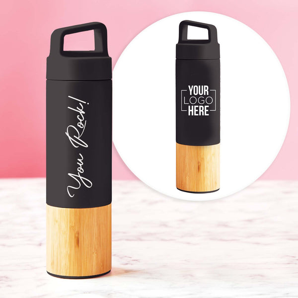 Custom: Bamboo Impact Water Bottle- You Rock