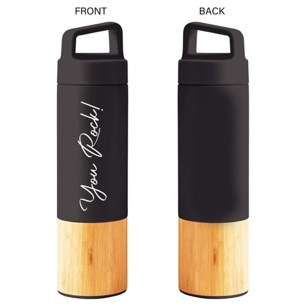 Custom: Bamboo Impact Water Bottle- You Rock