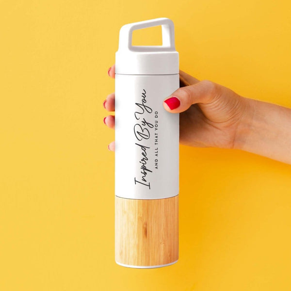 Bamboo Impact Water Bottle - Inspired