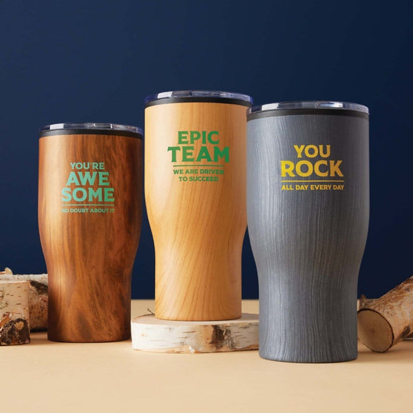 Wood Finish Big Sip Tumbler - Epic Team