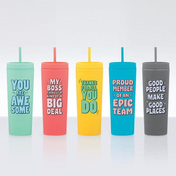 MonoColor Soft Finish Tumbler - Good people, Good Places