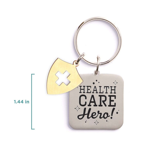 Charming Copper Keychain - Healthcare Hero