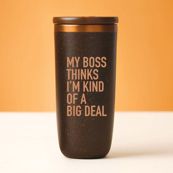 Cosmic Copper Coffee Tumbler - My Boss