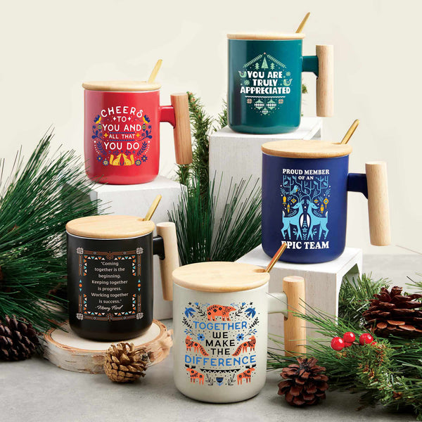 Festive Nordic Mug Gift Set - Truly Appreciated