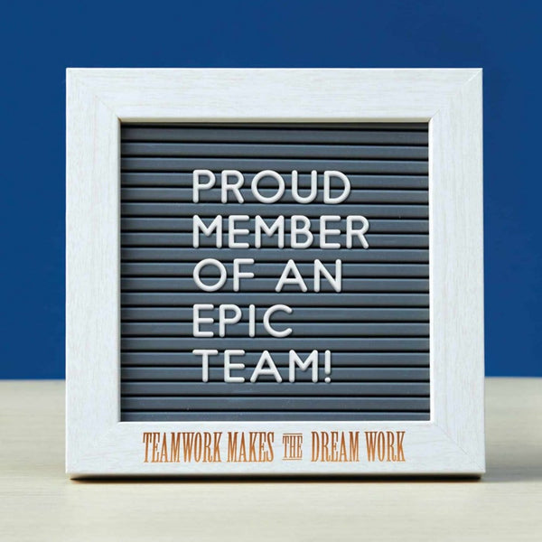 Custom: Inspirational Desktop Letter Board Set - Dream Work