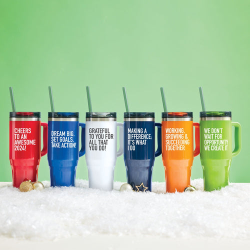 {Ready to Ship} 40 oz Thirst Quencher Stanley Style Tumbler