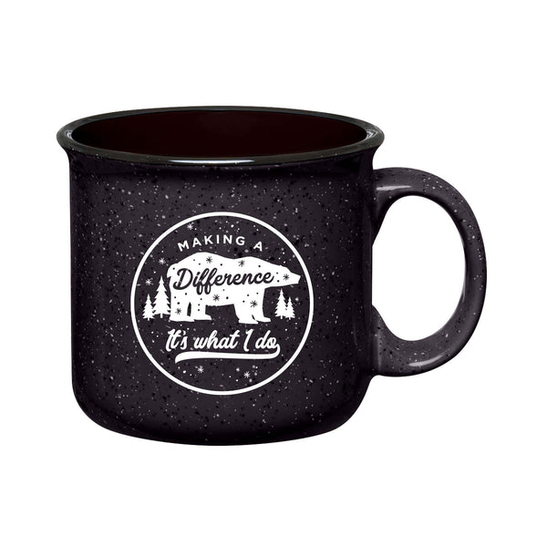 Classic Campfire Mug- Making a Difference- BLACK