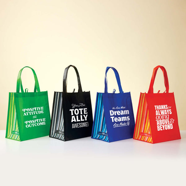 Striped Success Eco-Friendly Tote Bag - Dream Teams