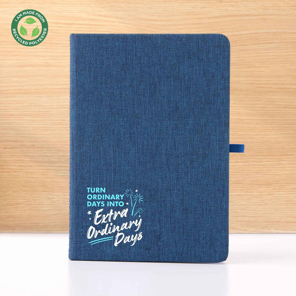 Eco-Smart Two-Tone RPET Notebook - Extraordinary