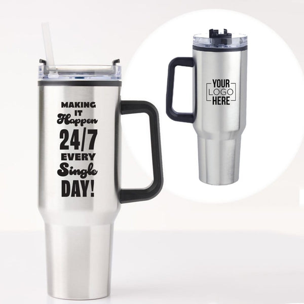 Custom: 40 oz Mega Mug Travel Tumbler - Making It Happen