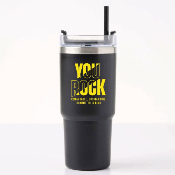 The Drake Stainless Steel Travel Mug - You Rock